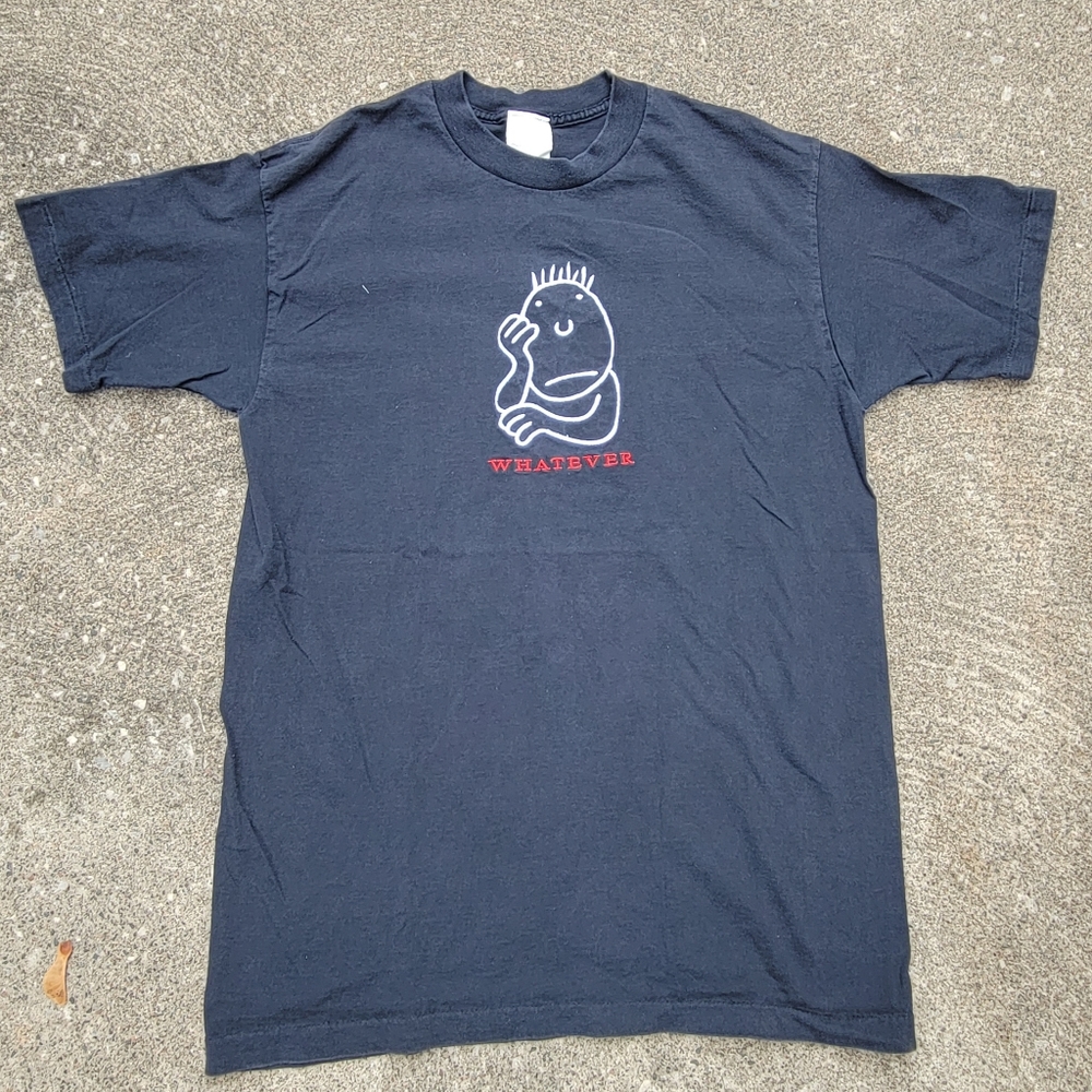 Vintage Whatever graphic on single stitch t-shirt looks to be size Medium